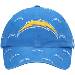 47 brand Los Angeles Chargers '47 Women's Confetti Clean Up Adjustable Hat Powder Blue