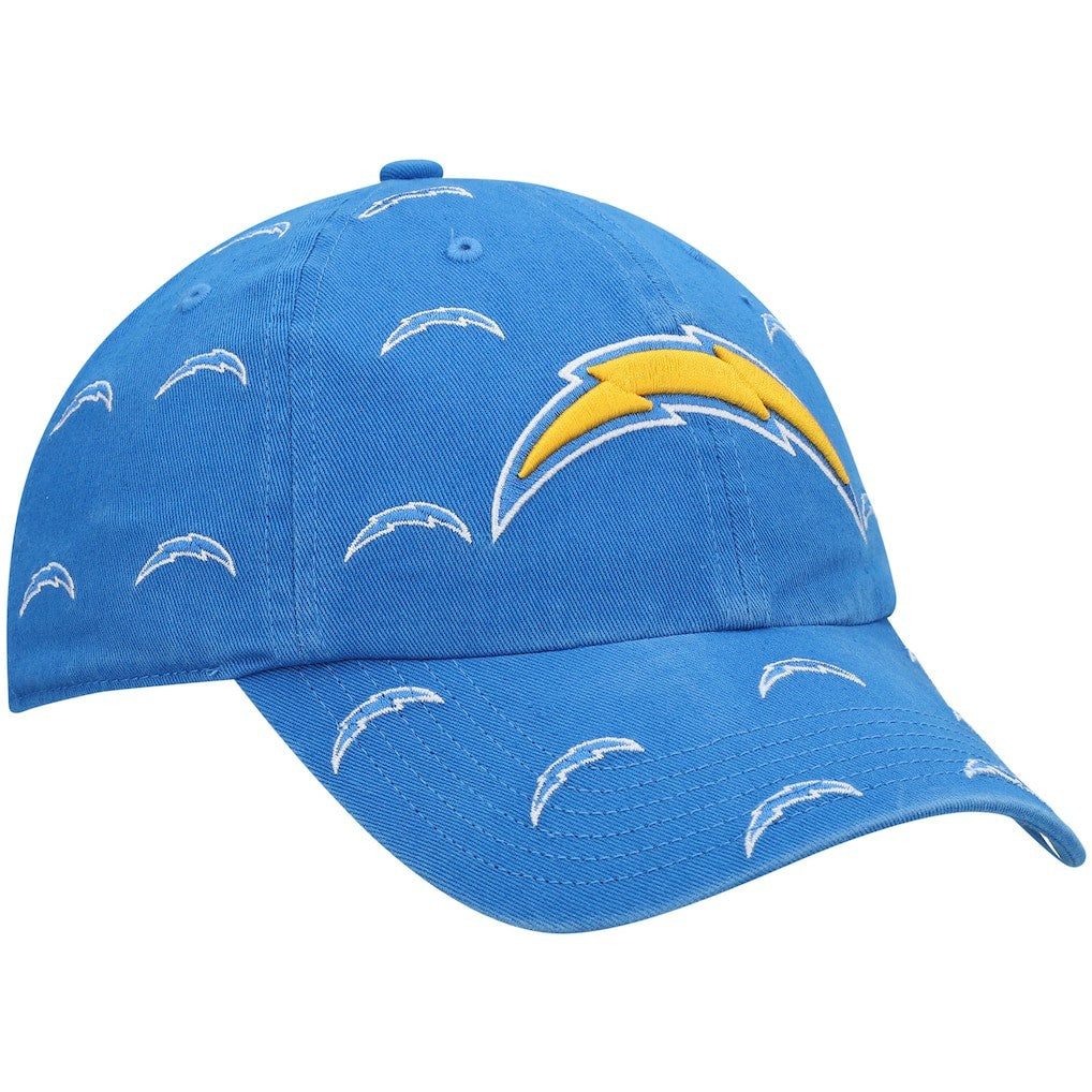 47 brand Los Angeles Chargers '47 Women's Confetti Clean Up Adjustable Hat Powder Blue