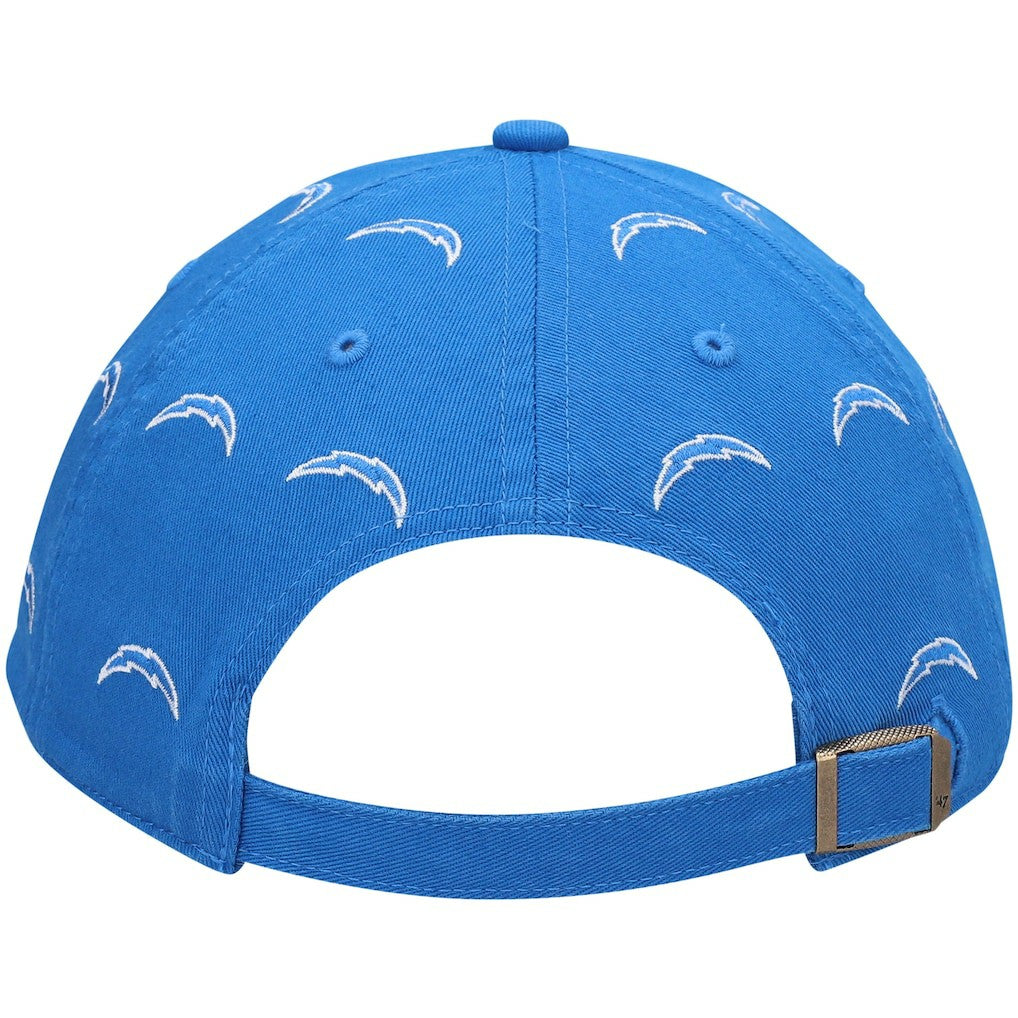 47 brand Los Angeles Chargers '47 Women's Confetti Clean Up Adjustable Hat Powder Blue