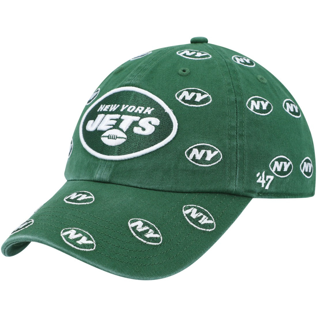 47 brand New York Jets '47 Women's Confetti Clean Up Adjustable Hat Green