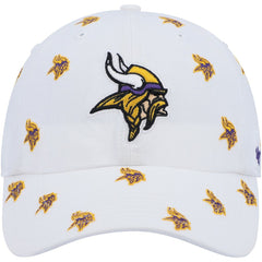 47 brand Minnesota Vikings '47 Women's Confetti Clean Up Adjustable Hat White