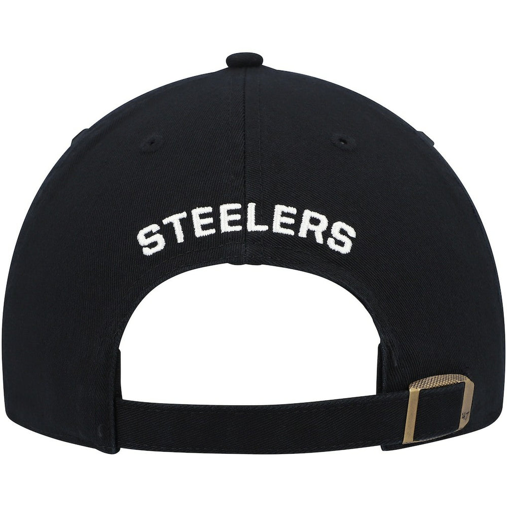 47 brand Pittsburgh Steelers '47 Women's Finley Clean Up Adjustable Hat Black