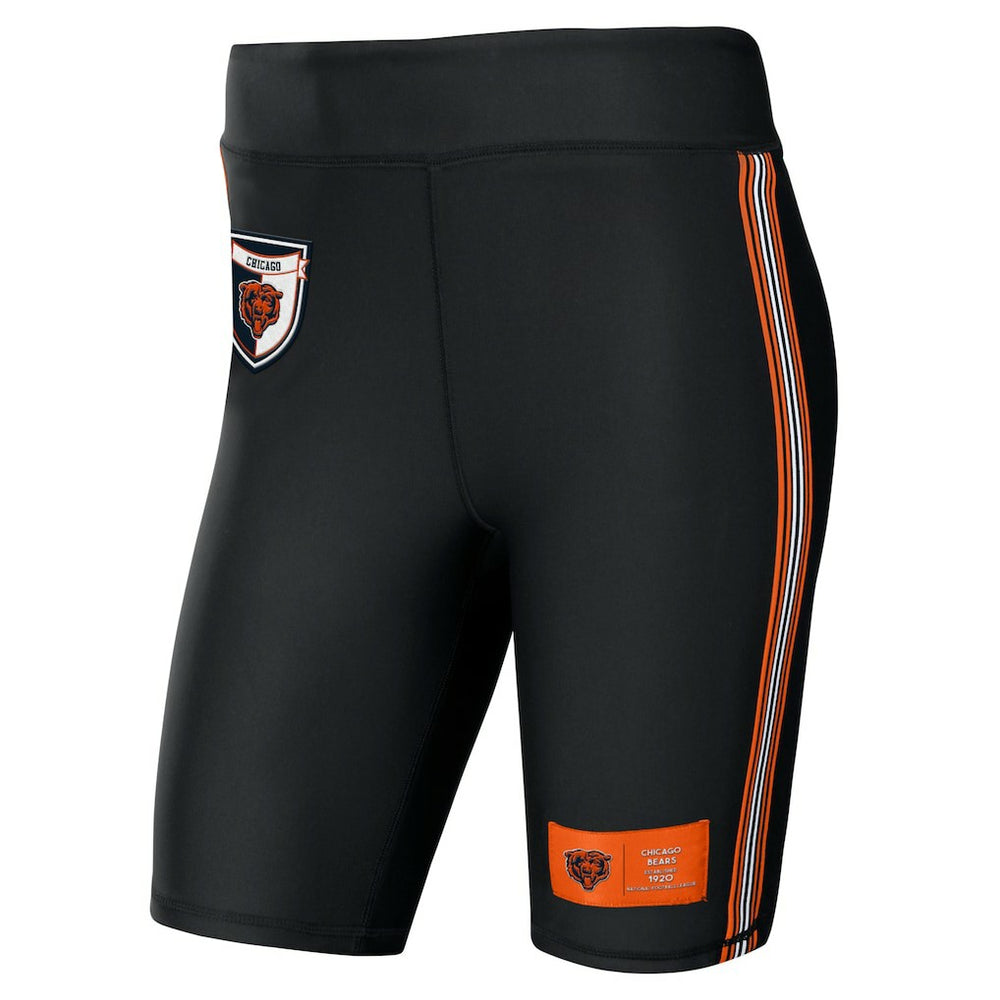 Chicago Bears WEAR by Erin Andrews Women's Biker Shorts Black