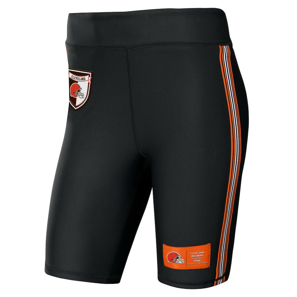 Cleveland Browns WEAR by Erin Andrews Women's Biker Shorts Black