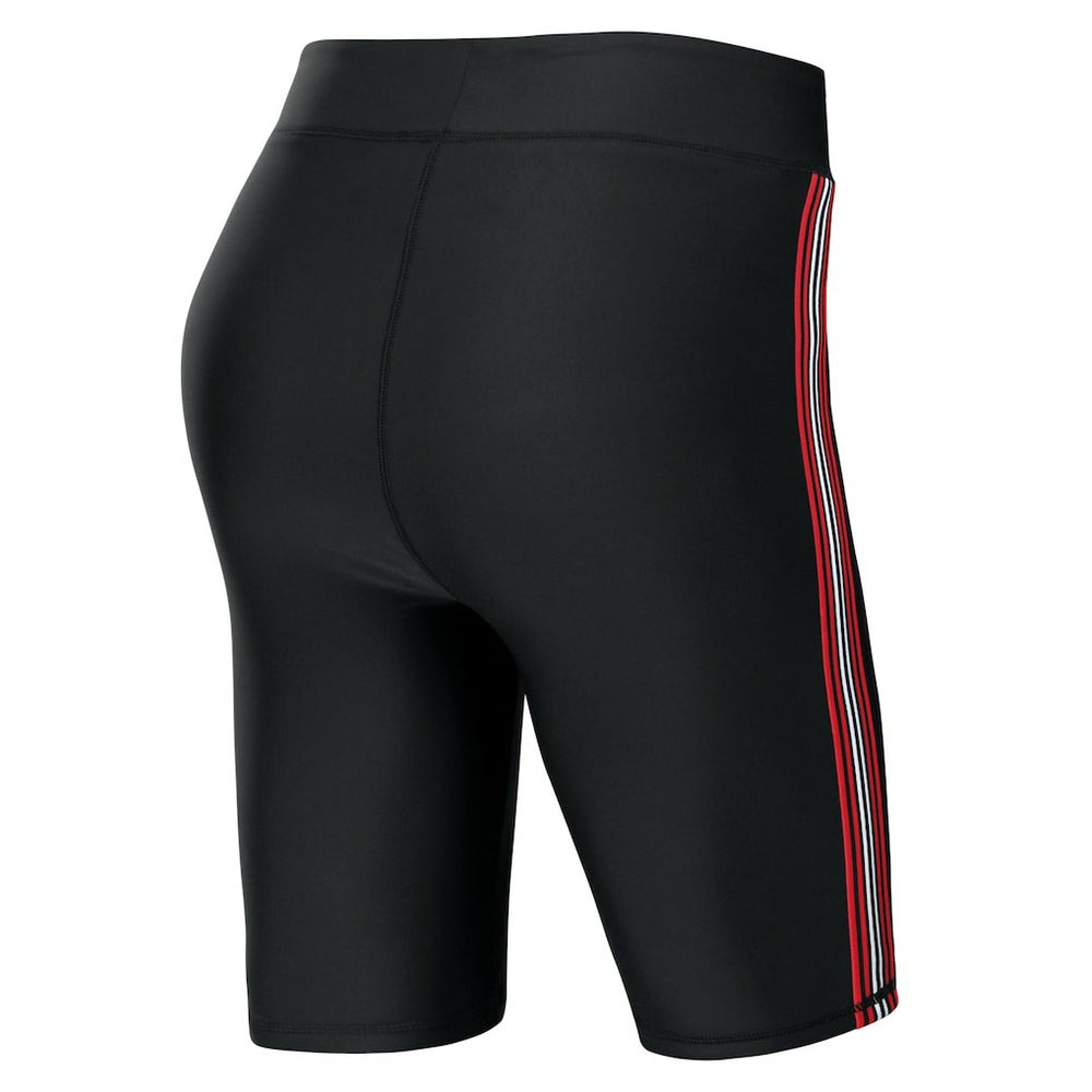 New England Patriots WEAR by Erin Andrews Women's Biker Shorts Black