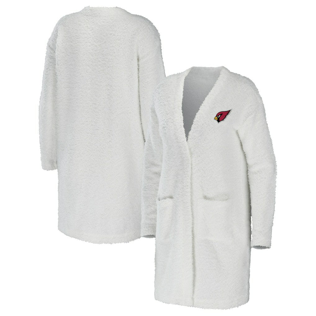Arizona Cardinals WEAR by Erin Andrews Women's Cozy Lounge Cardigan Sweater Cream