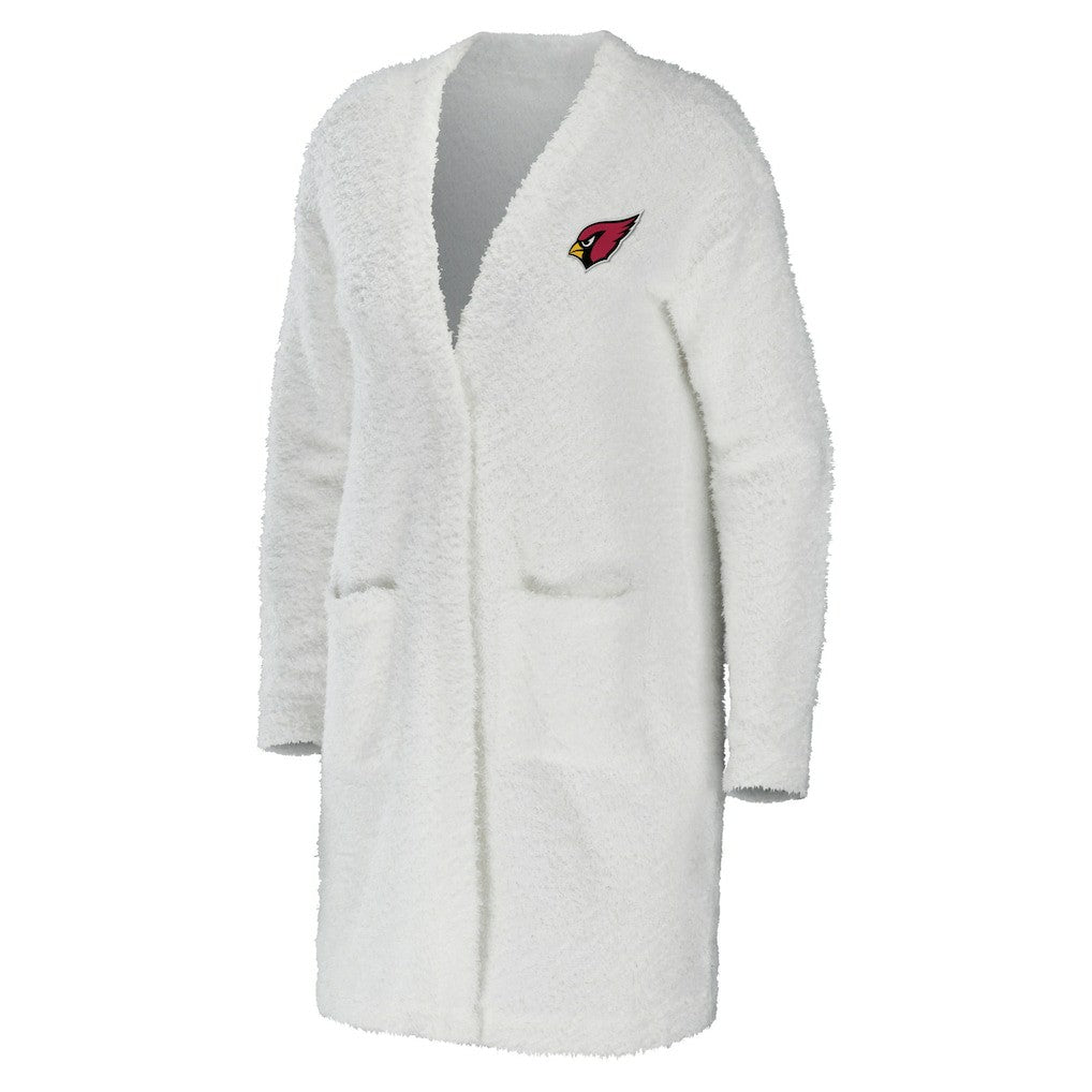 Arizona Cardinals WEAR by Erin Andrews Women's Cozy Lounge Cardigan Sweater Cream