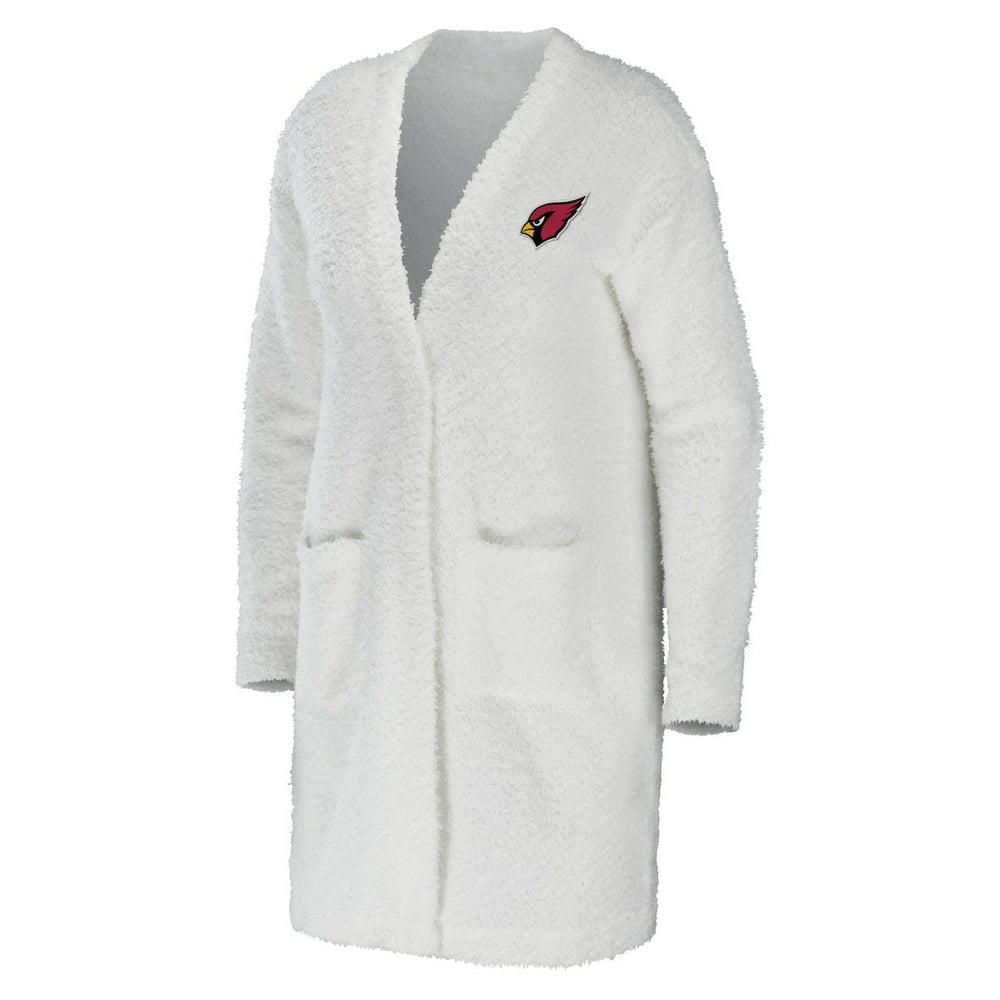 Arizona Cardinals WEAR by Erin Andrews Women's Cozy Lounge Cardigan Sweater Cream