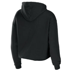 Tampa Bay Buccaneers WEAR by Erin Andrews Women's Cropped Sponge Fleece Pullover Hoodie Black