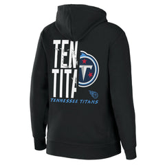 Tennessee Titans WEAR by Erin Andrews Women's Sponge Fleece Full-Zip Hoodie Black