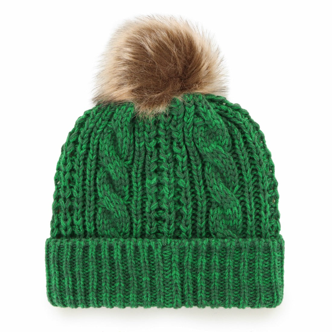 47 brand Green Bay Packers '47 Women's Meeko Cuffed Knit Hat with Pom Green