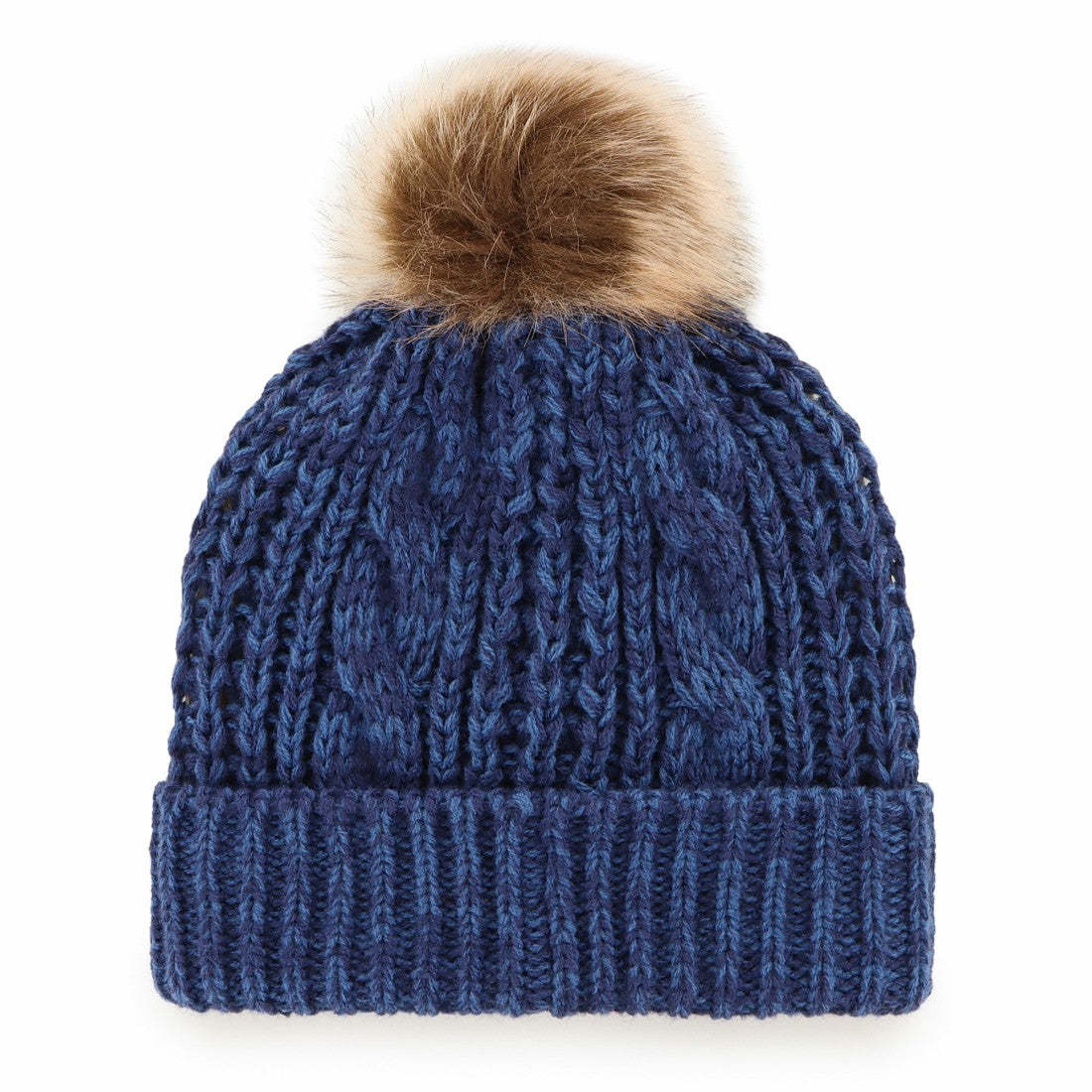 47 brand Tennessee Titans '47 Women's Meeko Cuffed Knit Hat with Pom Navy