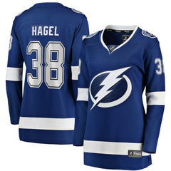 Brandon Hagel Tampa Bay Lightning Fanatics Women's Home Breakaway Player Jersey - Blue - NHL 4801717