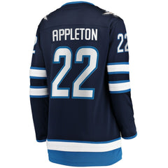 Mason Appleton Winnipeg Jets Fanatics Women's Home Breakaway Jersey - Navy - NHL 4801727