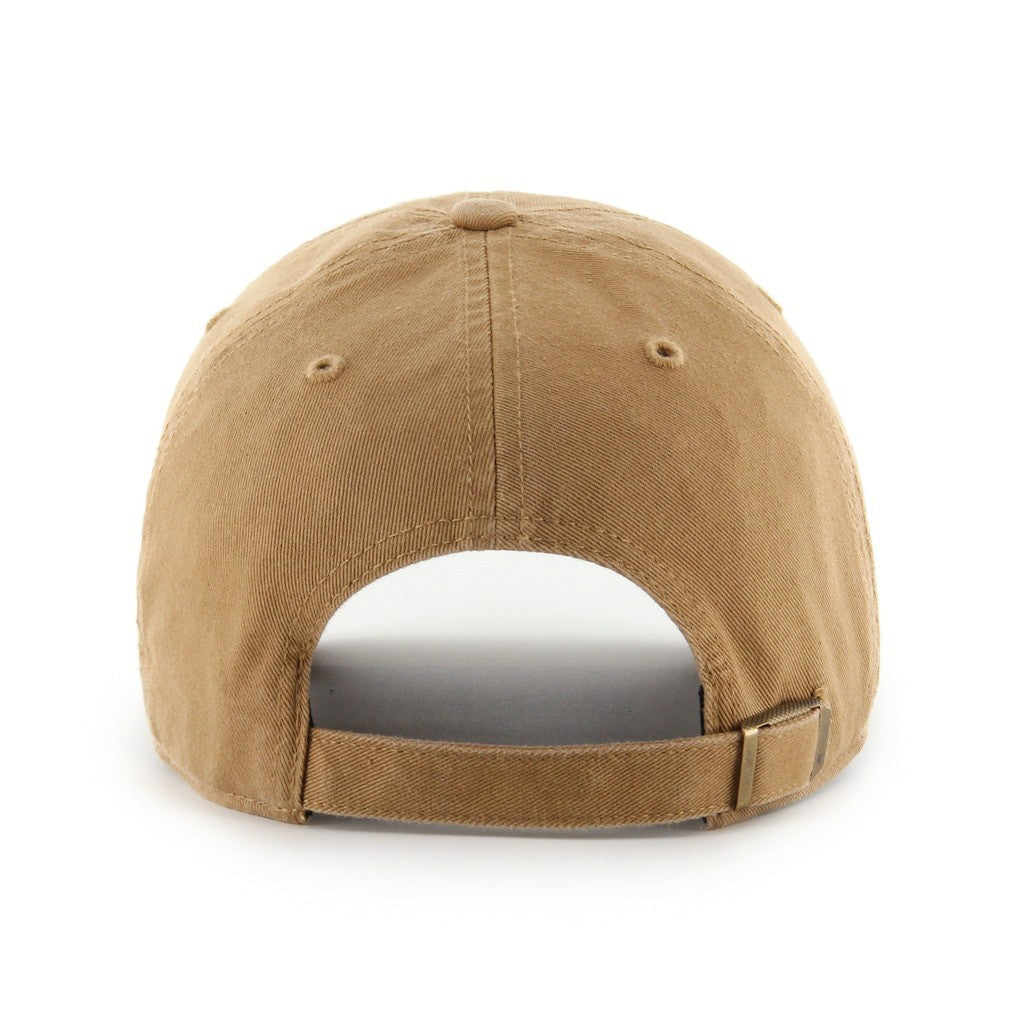 Dallas Mavericks '47 Ballpark Clean Up Adjustable Hat for sale Tan | 47 brand Lifestyle