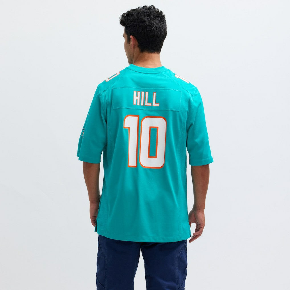 Nike Tyreek Hill Miami Dolphins Game Jersey Aqua