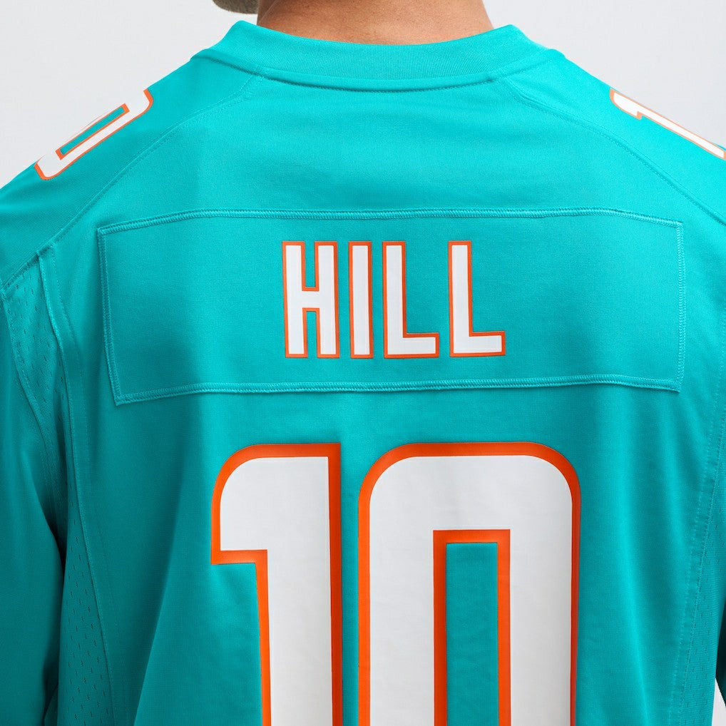 Nike Tyreek Hill Miami Dolphins Game Jersey Aqua