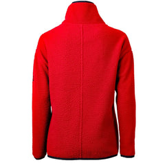 Boston Red Sox Cutter & Buck Women's Cascade Eco Sherpa Fleece Quarter-Zip Pullover Jacket - Red - MLB on Sale