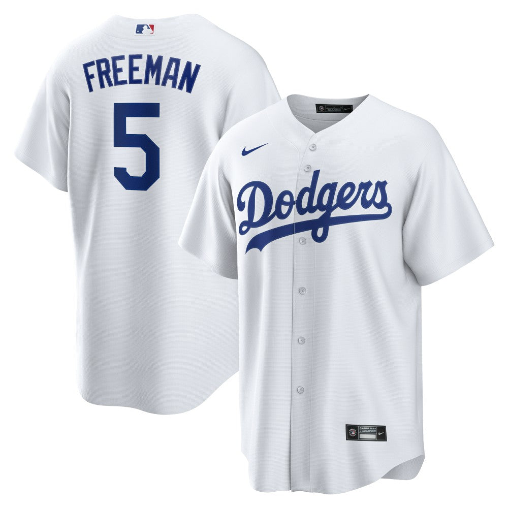 Freddie Freeman Los Angeles Dodgers Nike Replica Player Jersey - White - Nike Online