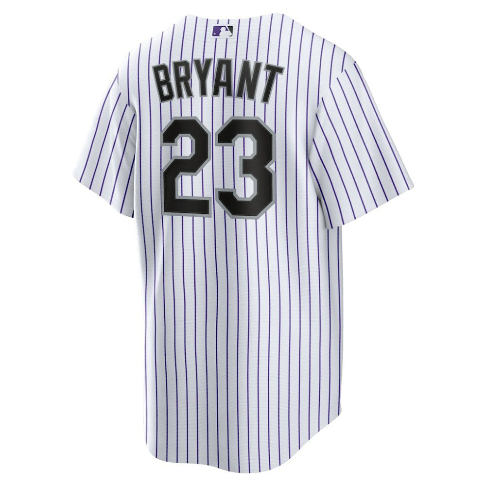 Kris Bryant Colorado Rockies Nike Replica Player Jersey - White/Purple - Nike Discount