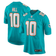 Nike Tyreek Hill Miami Dolphins Youth Game Jersey Aqua