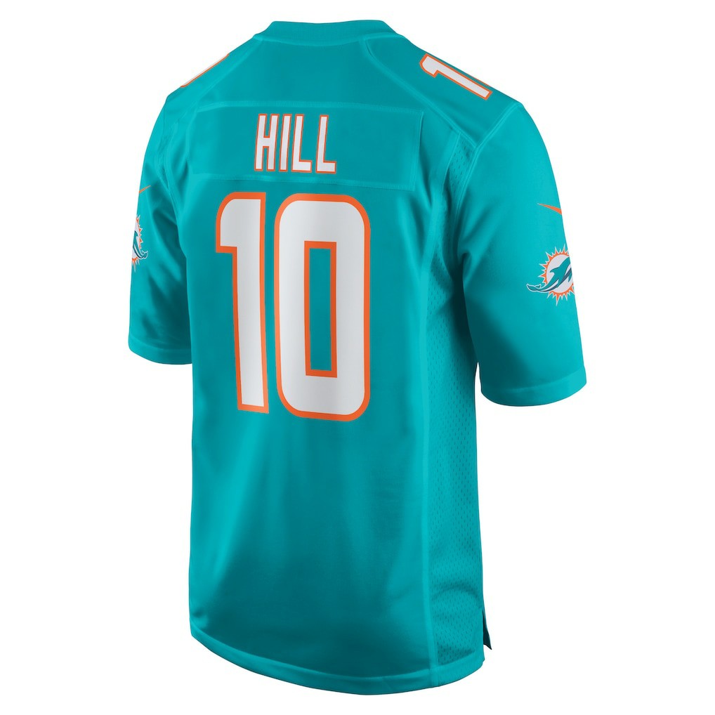 Nike Tyreek Hill Miami Dolphins Youth Game Jersey Aqua