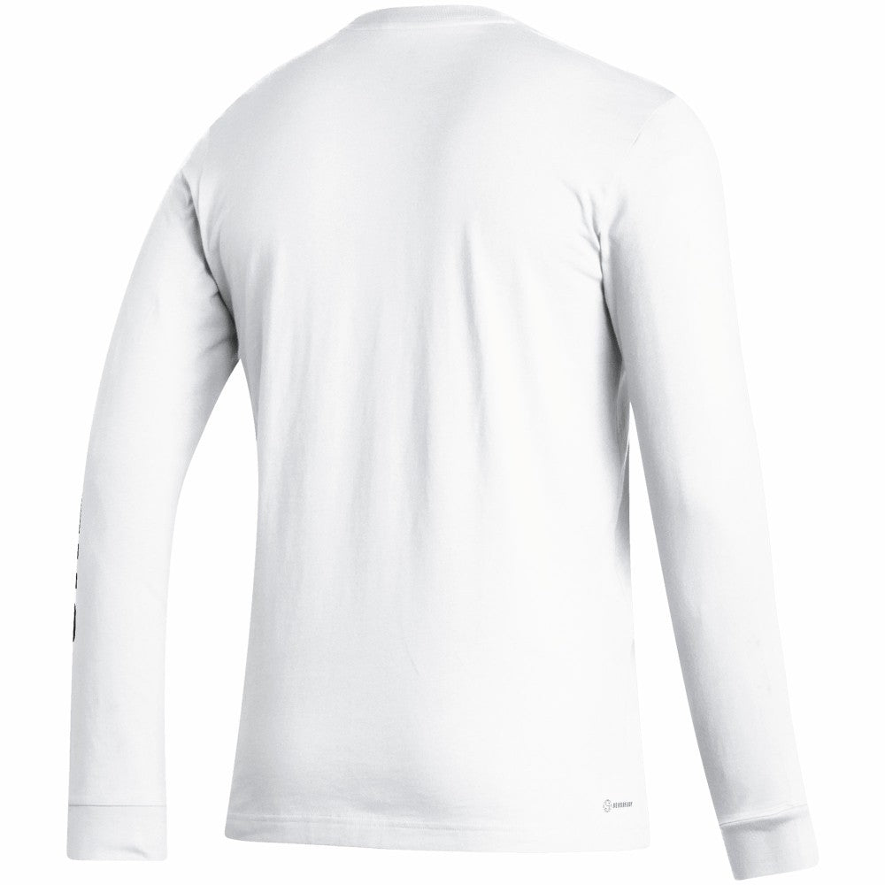 Juventus Team Crest Long Sleeve T-Shirt White - Adidas for sale