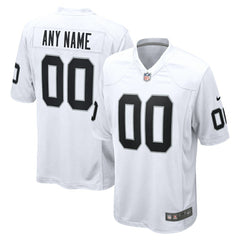 Nike Las Vegas Raiders Youth Team Custom Game Jersey White