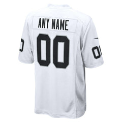 Nike Las Vegas Raiders Youth Team Custom Game Jersey White