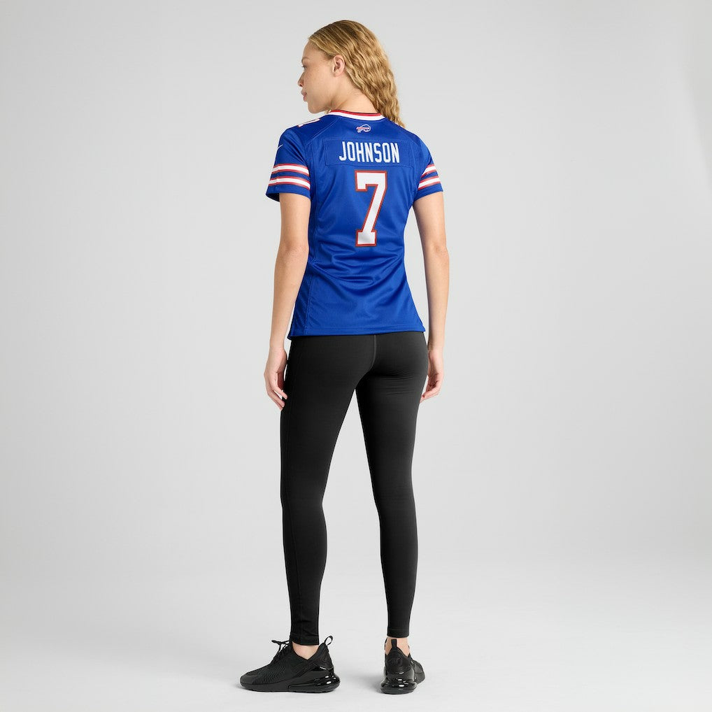 Nike Taron Johnson Buffalo Bills Women's Game Player Jersey Royal