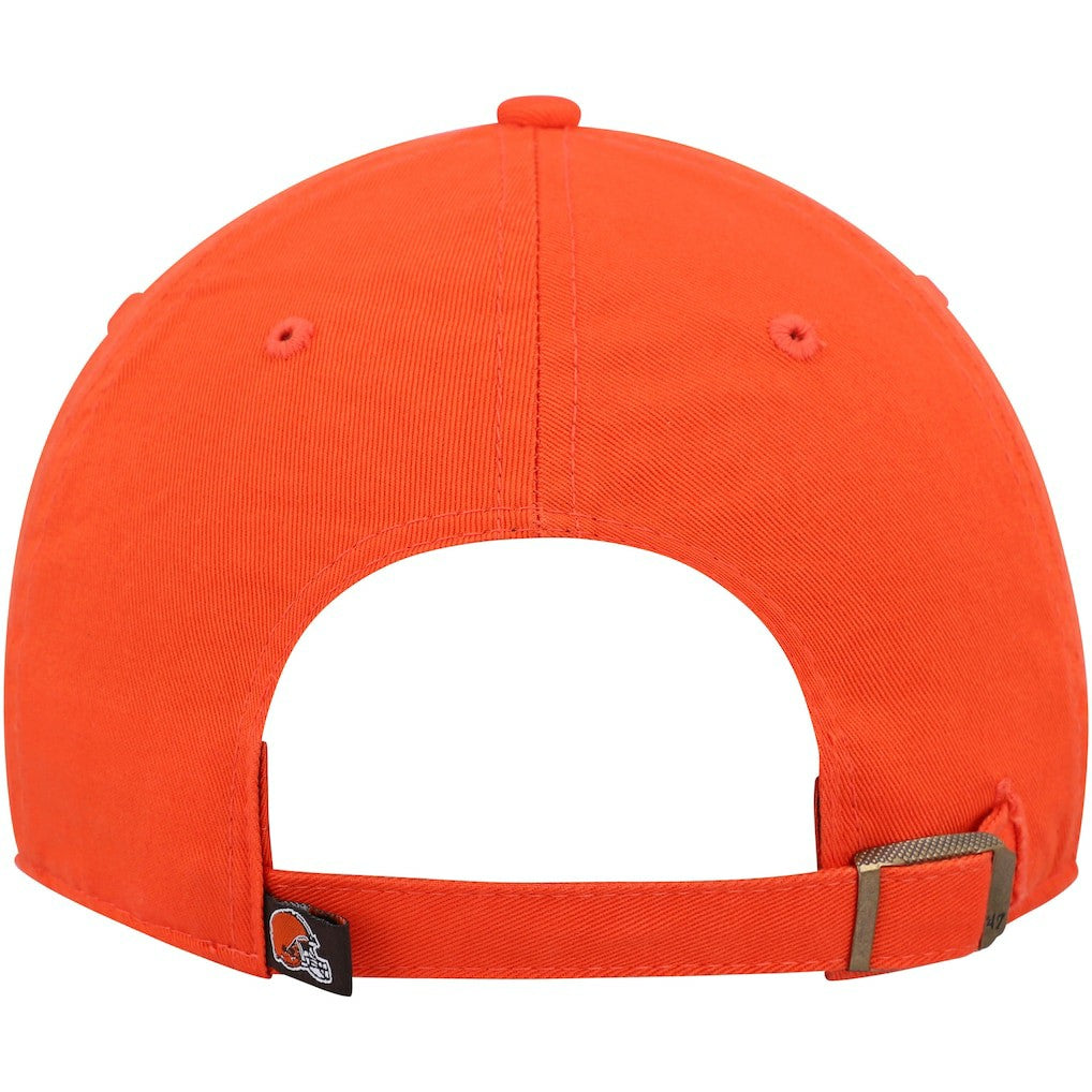 47 brand Cleveland Browns '47 Clean Up Primary Adjustable Hat Orange