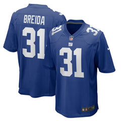 Nike Matt Breida New York Giants Game Jersey Royal