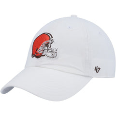 47 brand Cleveland Browns '47 Women's Clean Up Adjustable Hat White
