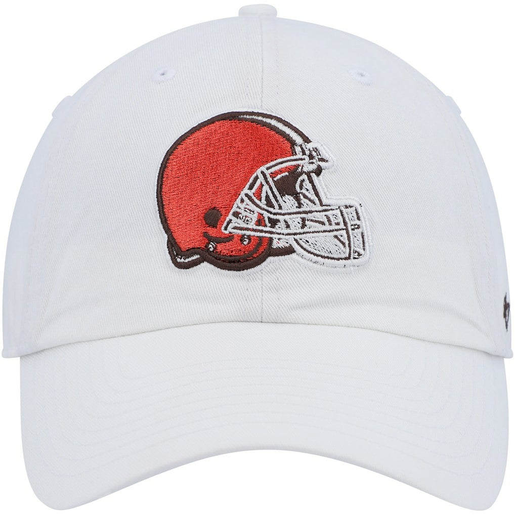 47 brand Cleveland Browns '47 Women's Clean Up Adjustable Hat White