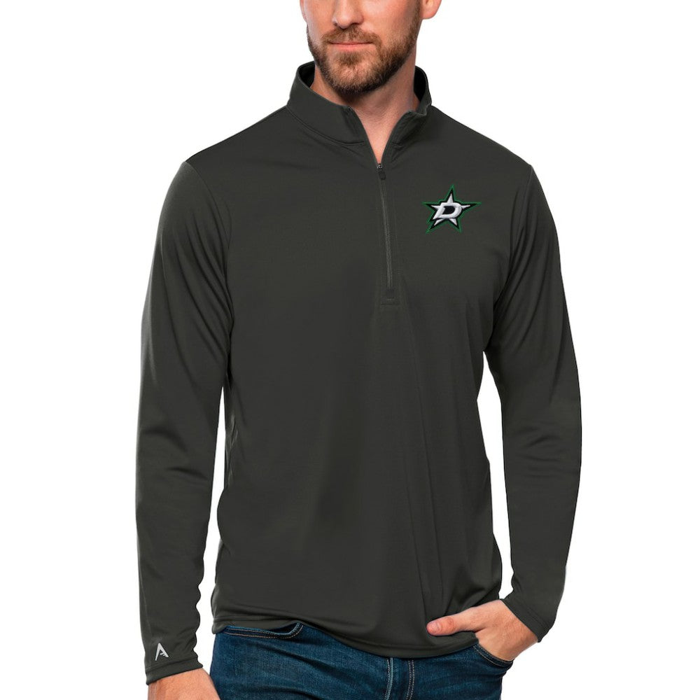 Dallas Stars Antigua Tribute Quarter-Zip Pullover Top - Charcoal - NHL 4809069