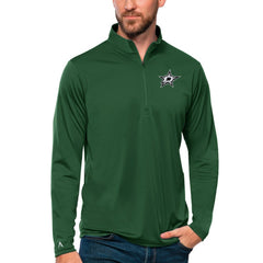 Dallas Stars Antigua Tribute Quarter-Zip Pullover Top - Forest Green - NHL 4809070