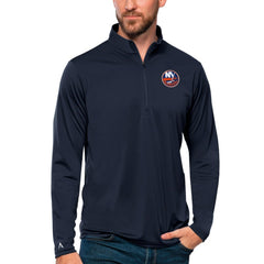 New York Islanders Antigua Tribute Quarter-Zip Pullover Top - Navy - NHL 4809111