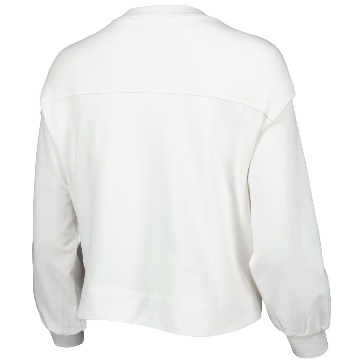 Los Angeles Lakers Lusso Women's Lola Ball and Chain Pullover Sweatshirt White
