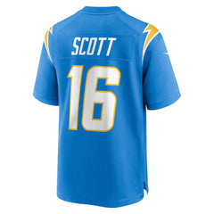 Nike JK Scott Los Angeles Chargers Game Jersey Powder Blue