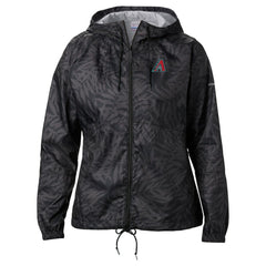 Arizona Diamondbacks Columbia Women's Flash Forward Full-Zip Windbreaker Jacket - Black - Columbia Lifestyle