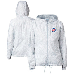 Chicago Cubs Columbia Women's Flash Forward Full-Zip Windbreaker Jacket - Gray - Columbia Online