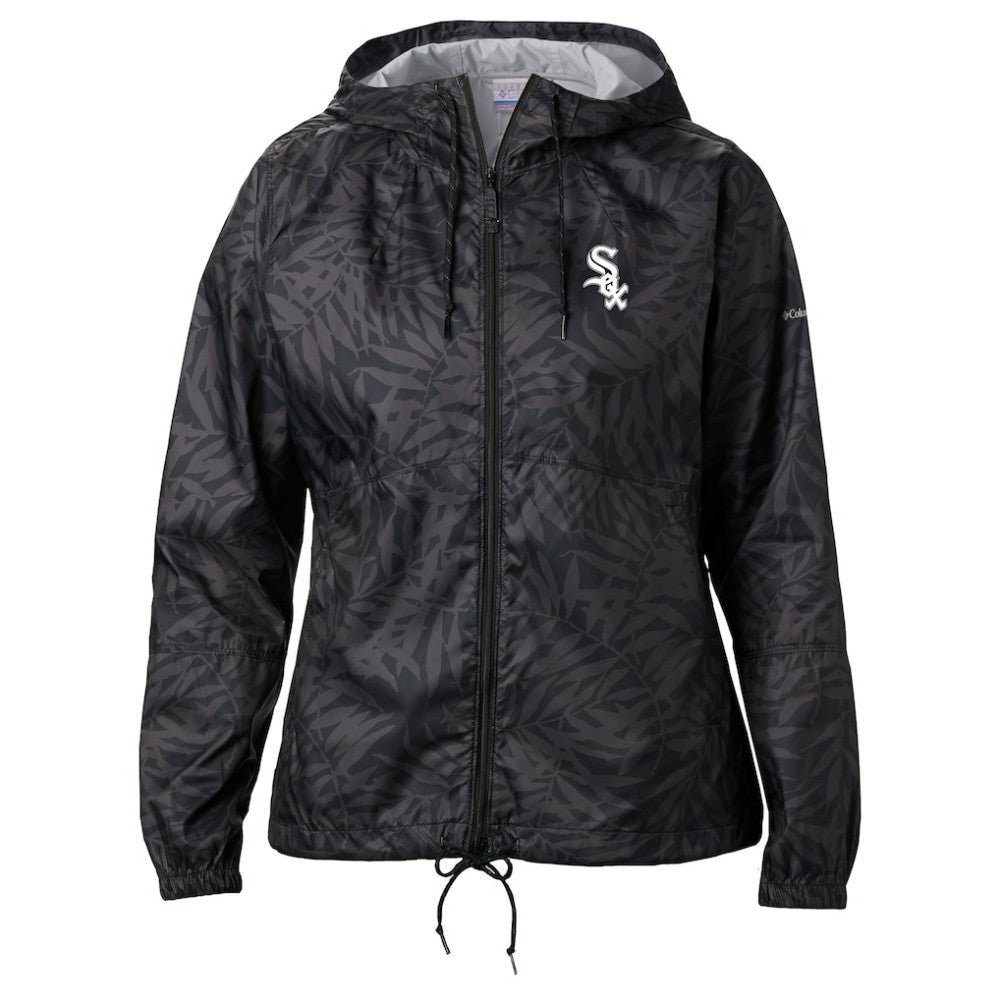 Chicago White Sox Columbia Women's Team Flash Forward Full-Zip Windbreaker Jacket - Black - Columbia Discount