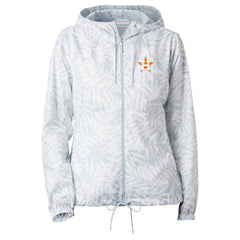 Houston Astros Columbia Women's Flash Forward Full-Zip Windbreaker Jacket - Gray - Columbia Discount