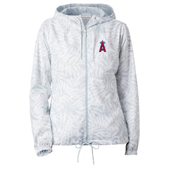 Los Angeles Angels Columbia Women's Flash Forward Full-Zip Windbreaker Jacket - Gray - Columbia Online