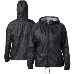 Miami Marlins Columbia Women's Flash Forward Full-Zip Windbreaker Jacket - Black - Columbia Discount