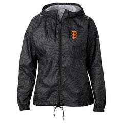 San Francisco Giants Columbia Women's Flash Forward Full-Zip Windbreaker Jacket - Black - Columbia Sale