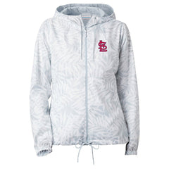St. Louis Cardinals Columbia Women's Flash Forward Full-Zip Windbreaker Jacket - Gray - Columbia Discount