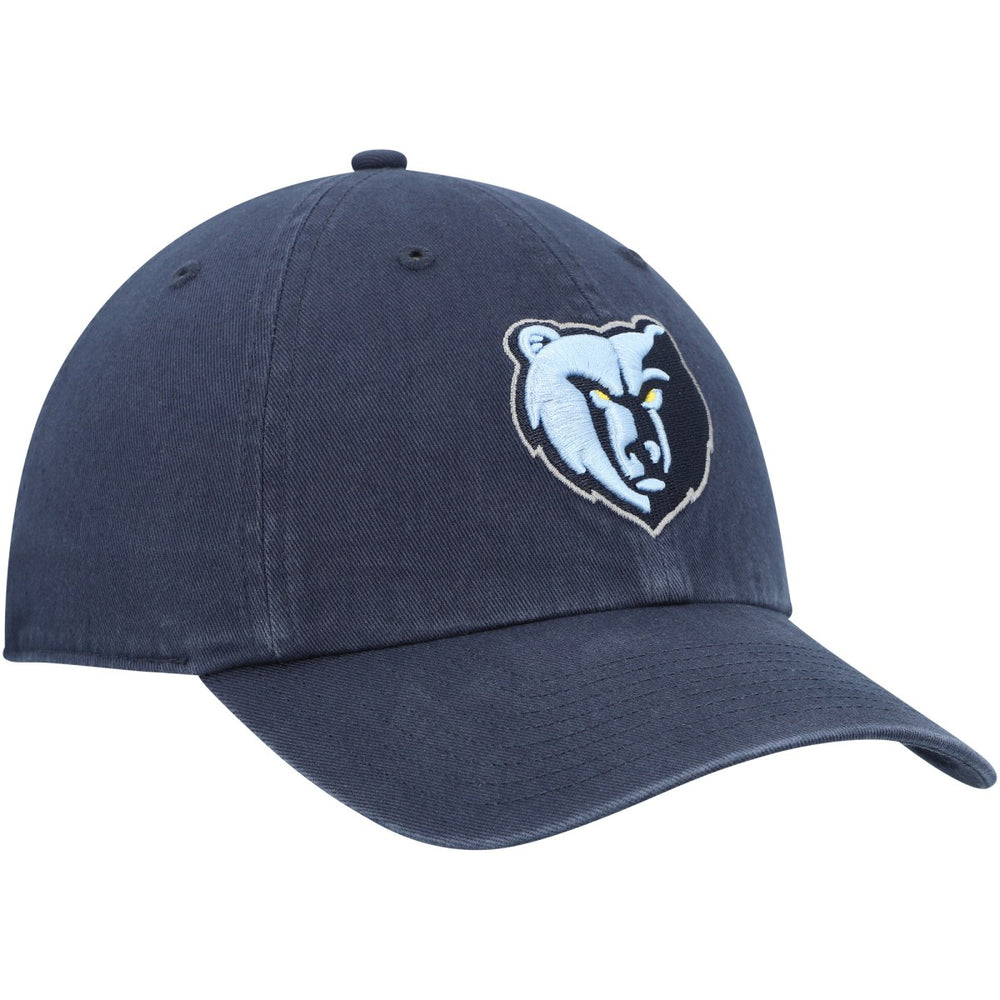 Memphis Grizzlies '47 Core Logo Clean Up Adjustable Hat Navy | 47 brand Near Me