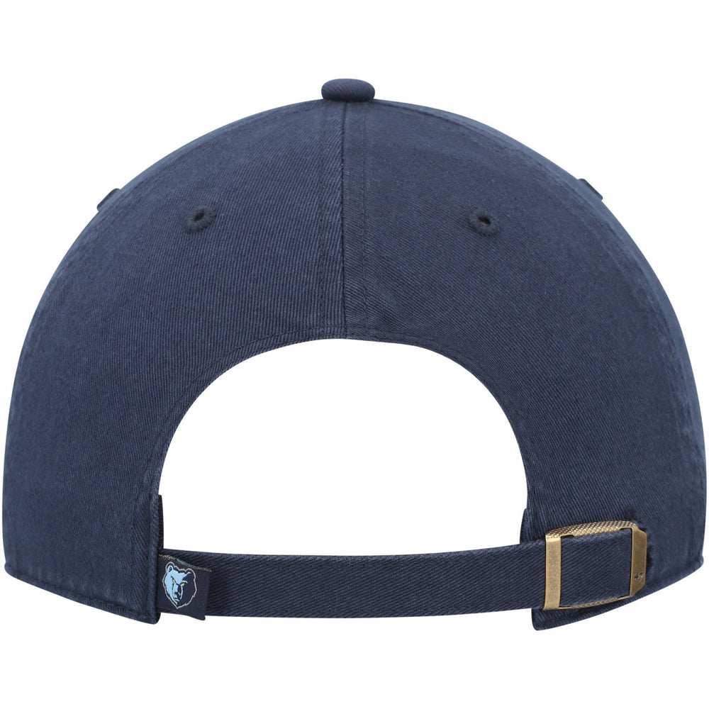 Memphis Grizzlies '47 Core Logo Clean Up Adjustable Hat Navy | 47 brand Near Me