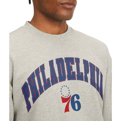 Philadelphia 76ers Tommy Jeans James Patch Pullover Sweatshirt Gray